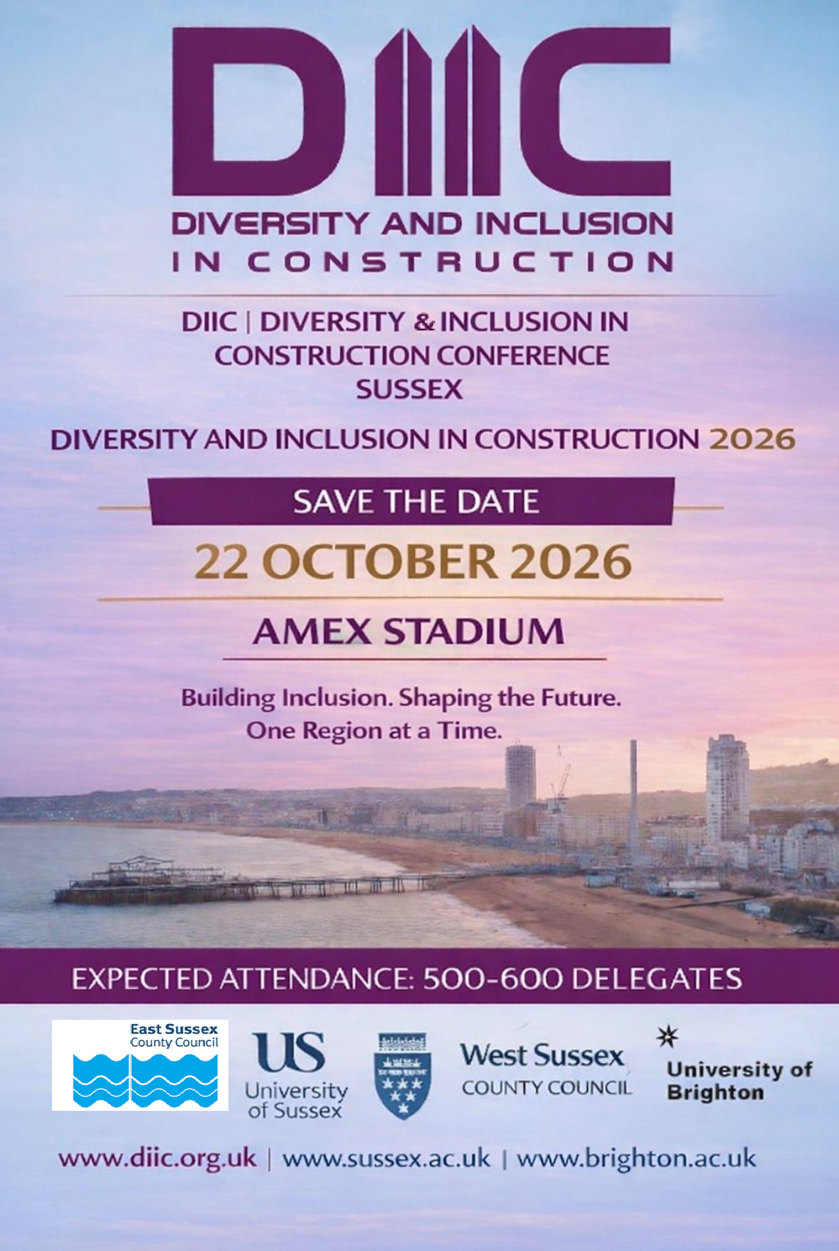Diversity and Inclusion In Construction 2026 Sussex Amex Stadium
