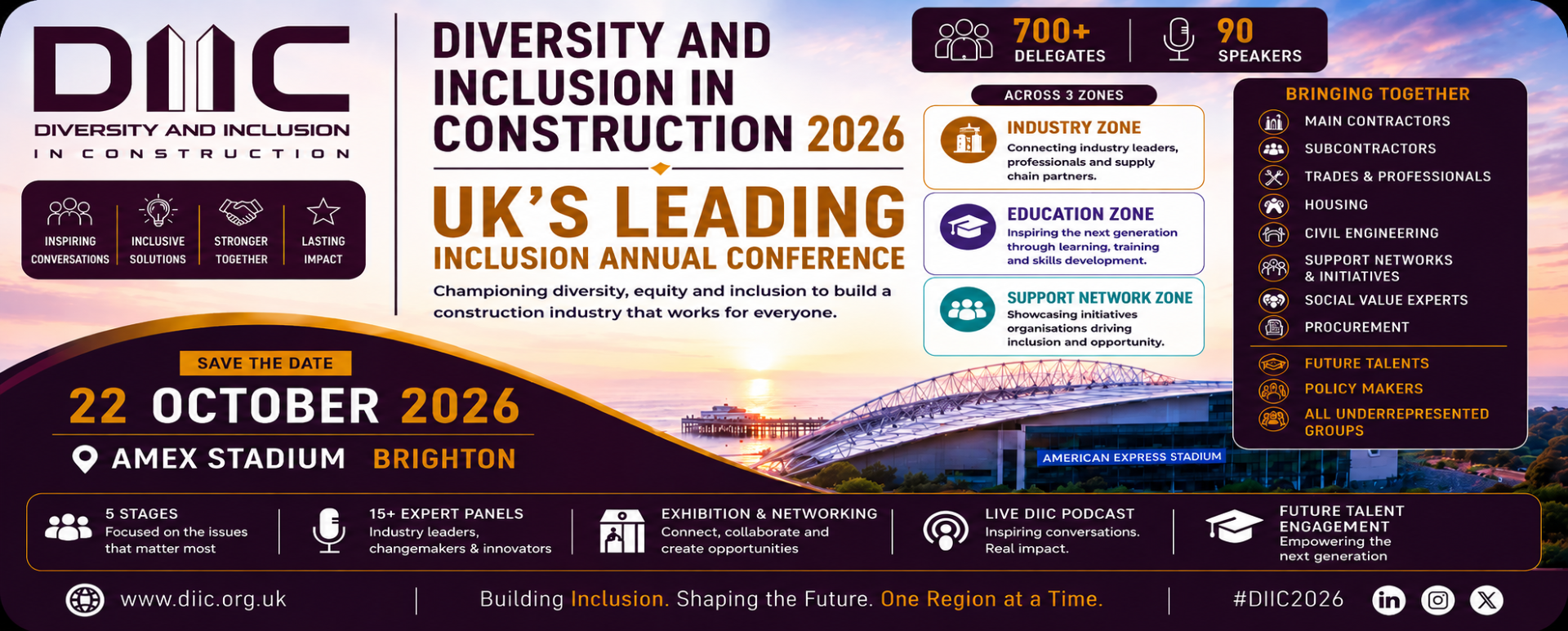 Diversity and Inclusion in Construction 2026 Event Banner
